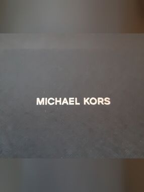 Large Michael Kors Black Box with Silver Logo Great Size For Watch/bracelets